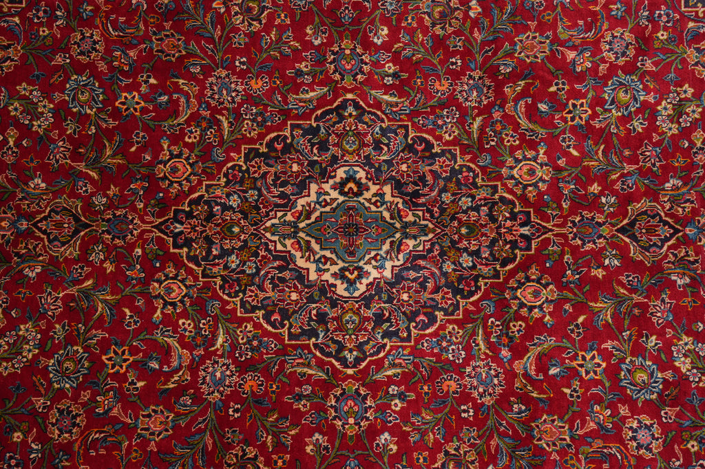 9.6 x 13.8 Authentic Persian Kashan Rug Sale Liquidation Inventory #F-4559