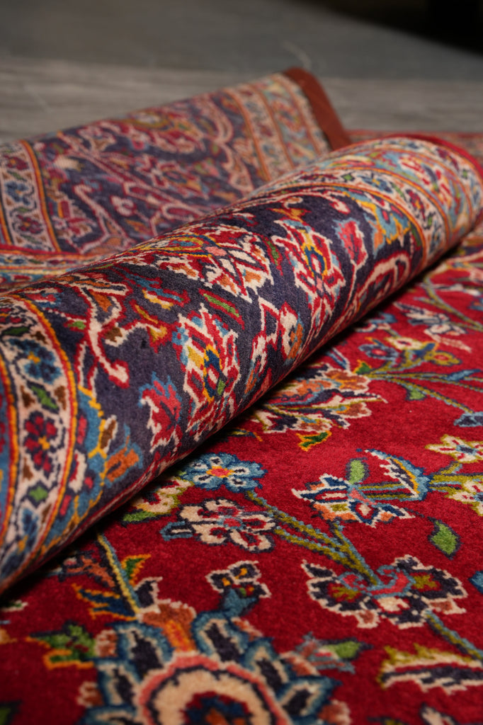 9.6 x 13.8 Authentic Persian Kashan Rug Sale Liquidation Inventory #F-4559