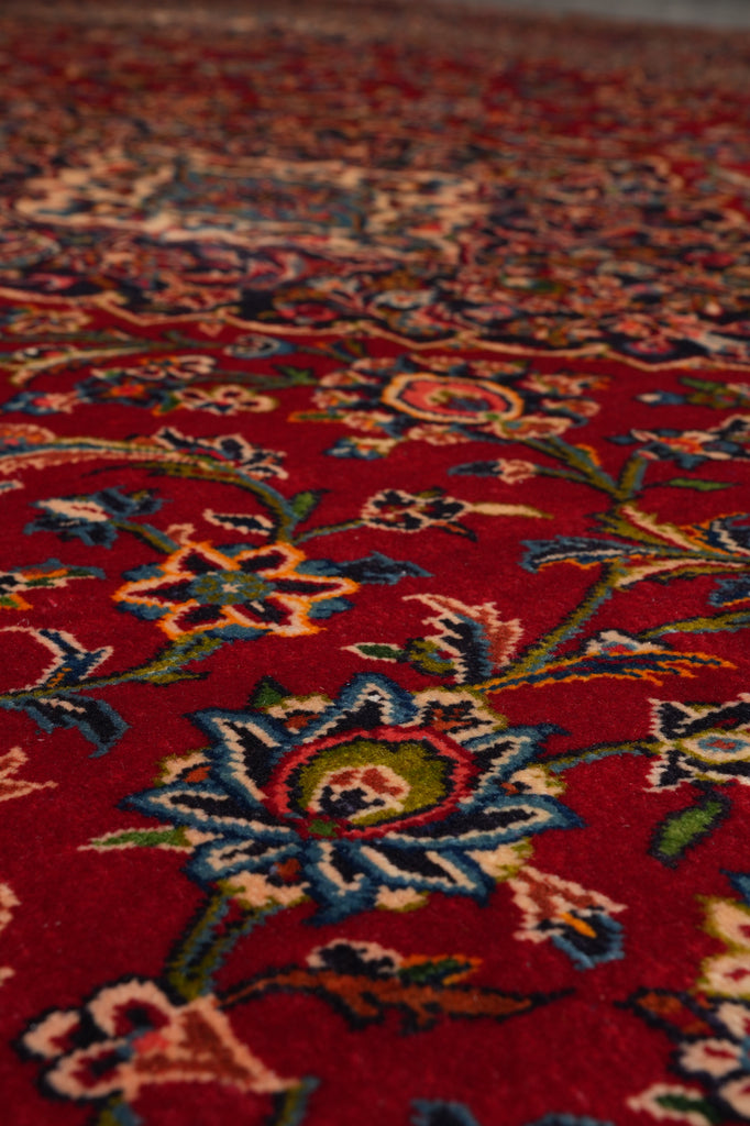 9.6 x 13.8 Authentic Persian Kashan Rug Sale Liquidation Inventory #F-4559