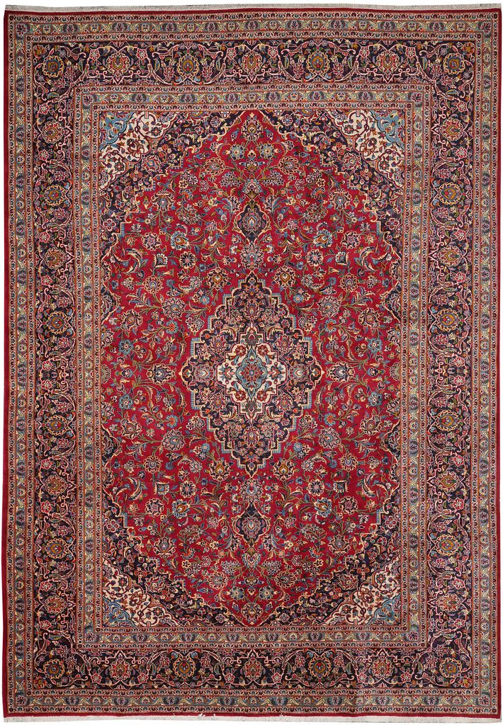 9.9 x 13.8 Iran Kashan Rug Authentic Persian Traditional Sale