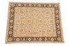 Load image into Gallery viewer, 7.9 x 9.9 Natural Wool Hand-Knotted Rug Tan Brown #PIX-14093