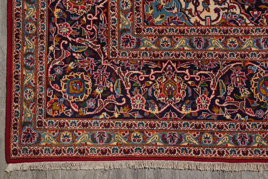 9.9 x 13.8 Iran Kashan Rug Authentic Persian Traditional Sale #F-4560