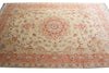 Load image into Gallery viewer, 6.9 x 10.6 SIGNED Super Fine Quality Wool and Silk Genuine Persian Tabriz Iran Rug IRAN 400 KPSI #B-78919