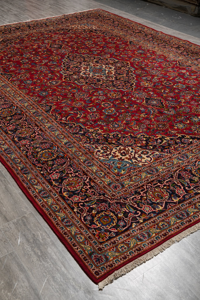 9.9 x 13.8 Iran Kashan Rug Authentic Persian Traditional Sale #F-4560