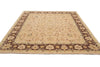 Load image into Gallery viewer, 7.9 x 9.9 Natural Wool Hand-Knotted Rug Tan Brown