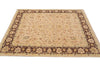 Load image into Gallery viewer, 7.9 x 9.9 Natural Wool Hand-Knotted Rug Tan Brown #PIX-14093