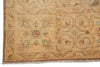 Load image into Gallery viewer, 8 x 9.9 Natural  Brown Chotan Carpet Wool Handmade Rug #PIX-13550