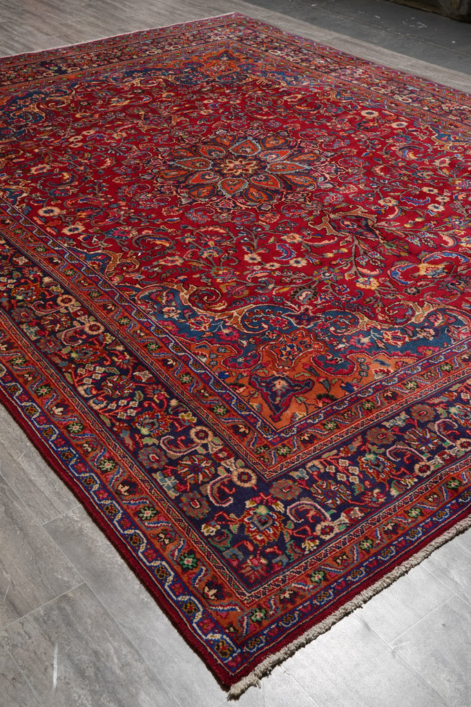 9.6 x 12.3 Persian Traditional Carpet Iran Sale Clearance #F-4561