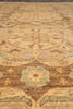 Load image into Gallery viewer, 8 x 9.9 Natural  Brown Chotan Carpet Wool Handmade Rug #PIX-13550