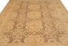 Load image into Gallery viewer, 8 x 9.9 Natural  Brown Chotan Carpet Wool Handmade Rug #PIX-13550