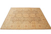 Load image into Gallery viewer, 8 x 9.9 Natural  Brown Chotan Carpet Wool Handmade Rug #PIX-13550