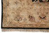 Load image into Gallery viewer, 8 x 9.8  Charcoal Black Natural Wool Chobi Peshawar Rug #PIX-804-66