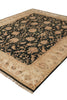 Load image into Gallery viewer, 8 x 9.8  Charcoal Black Natural Wool Chobi Peshawar Rug #PIX-804-66