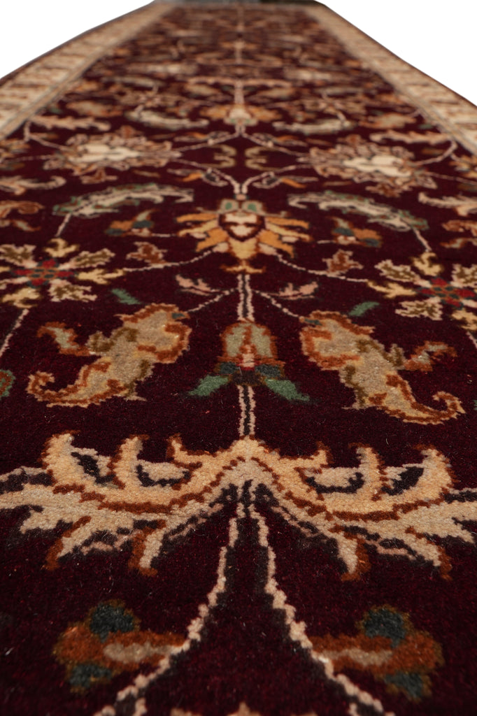 2.7 x 10 Feet Runner Handmade Jaipur Carpet #PIX-5075
