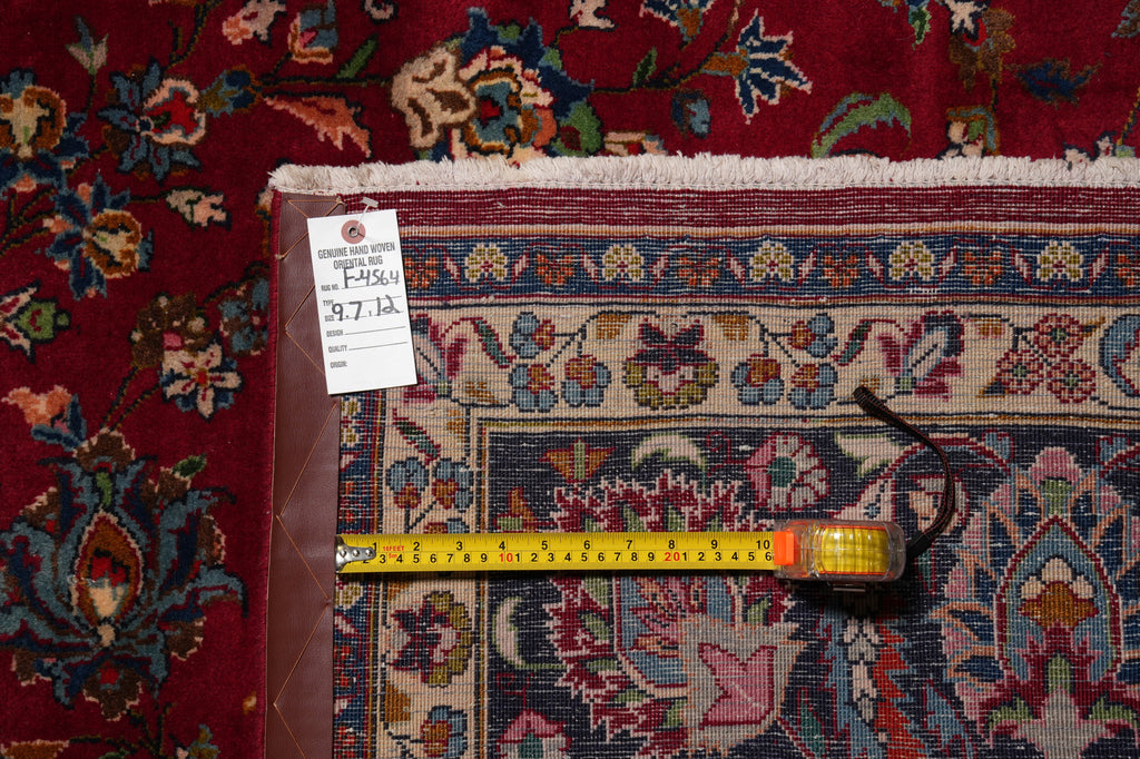 9.7 x 12 Authentic Persian Mashad Rug Sale #F-4564