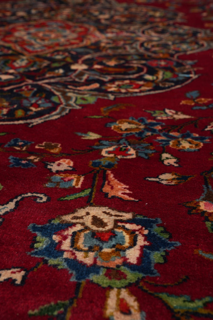 9.7 x 12 Authentic Persian Mashad Rug Sale #F-4564