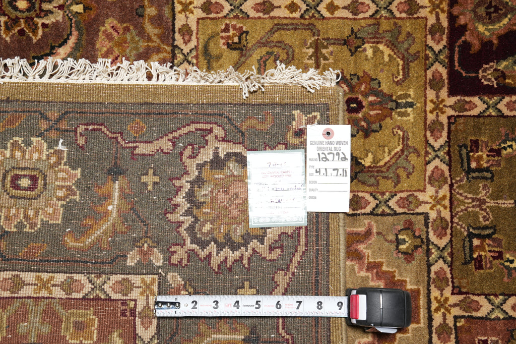 4 x 8 Handmade Jaipout Wide Runner Bakhtiar Garden #PIX-12792