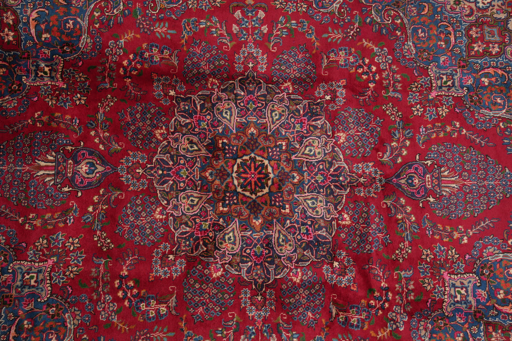 9.8 x 12.4 Persian Pre Owned Mashad Sabzevar Rug Liquidation Sale #F-4565