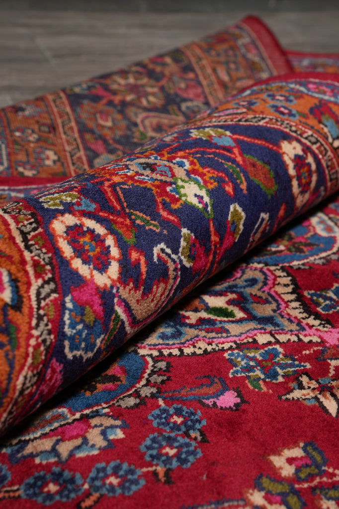 9.8 x 12.4 Persian Pre Owned Mashad Sabzevar Rug Liquidation Sale #F-4565