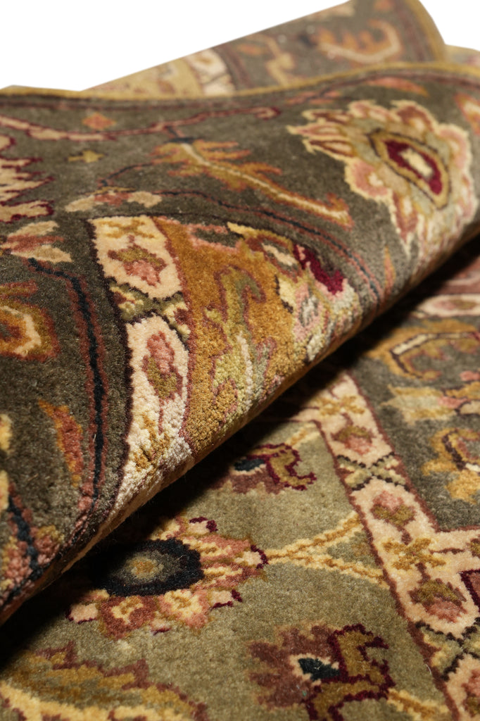 4 x 8 Handmade Jaipout Wide Runner Bakhtiar Garden #PIX-12792