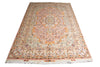 Load image into Gallery viewer, 6.9 x 9.9 High Quality SIGNED Persian Carpet Iran Tabriz Rug Wool and Silk 400 KPSI #PIX-26544
