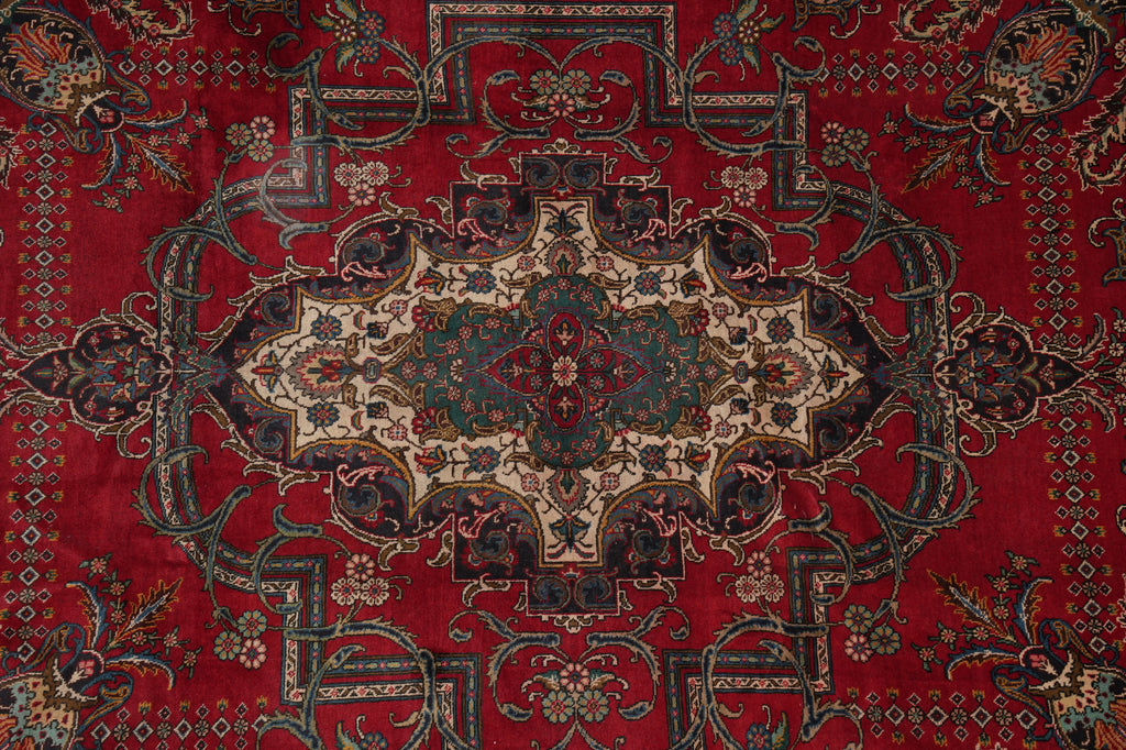 9.8 x 11.9 Persian Tabriz Estate Rug Clearance Sale #F-4566