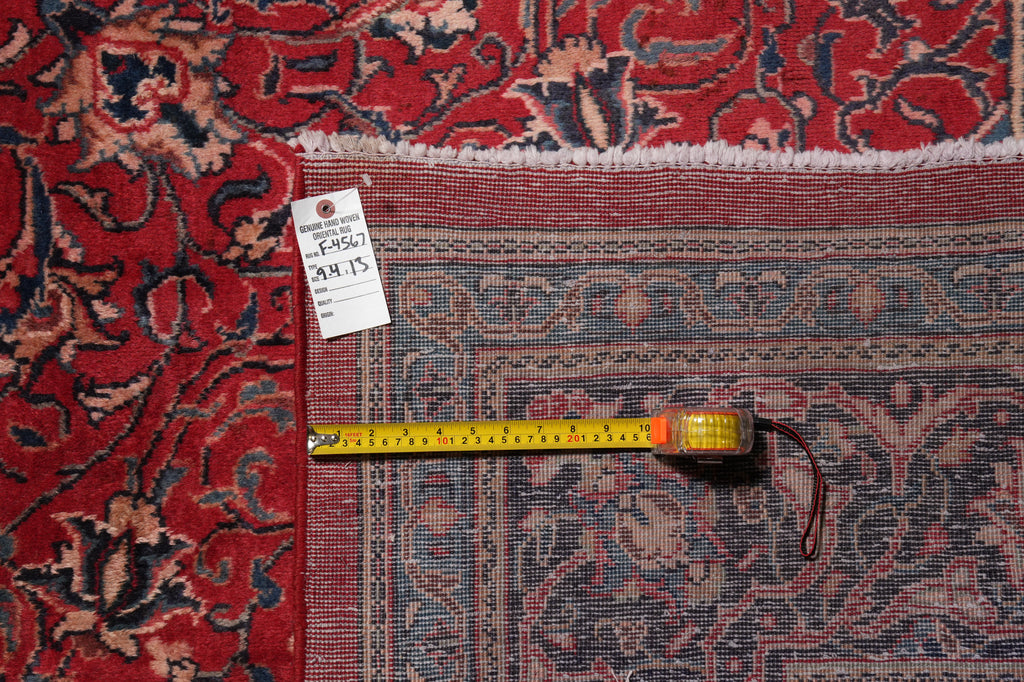 9.4 x 13 Persian Sarouk Mahallat Rug Traditional Iran #F-4567