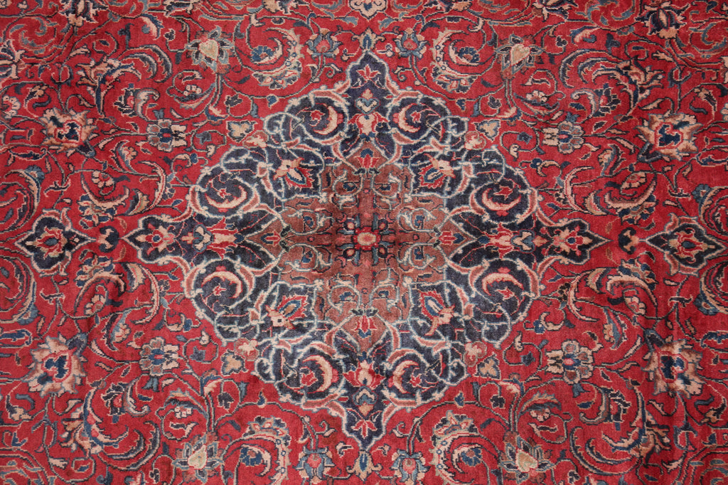 9.4 x 13 Persian Sarouk Mahallat Rug Traditional Iran #F-4567