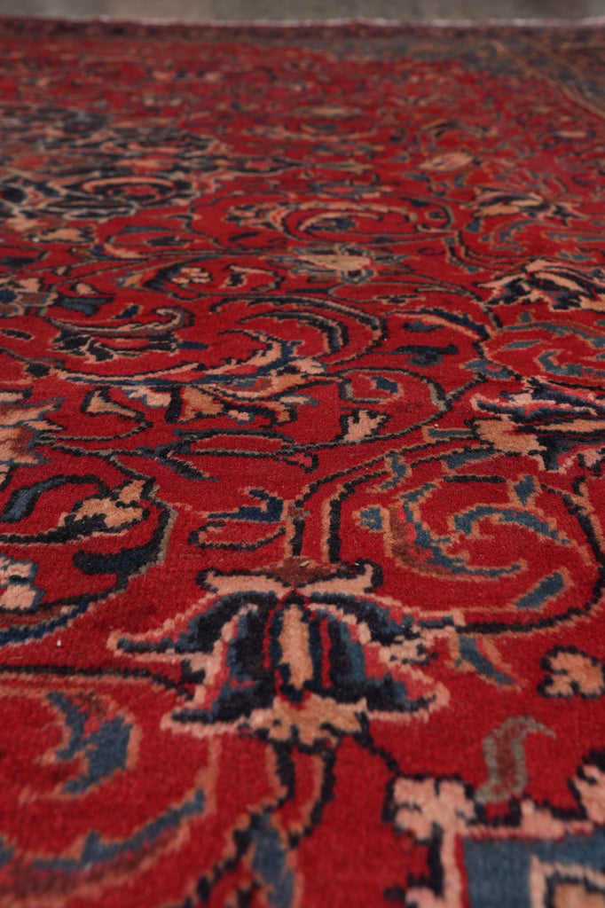 9.4 x 13 Persian Sarouk Mahallat Rug Traditional Iran #F-4567