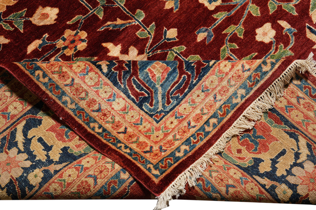 10 x 13 High Quality Natural Organic Wool Zigler Chobi Peshawar Rug #PIX-5263