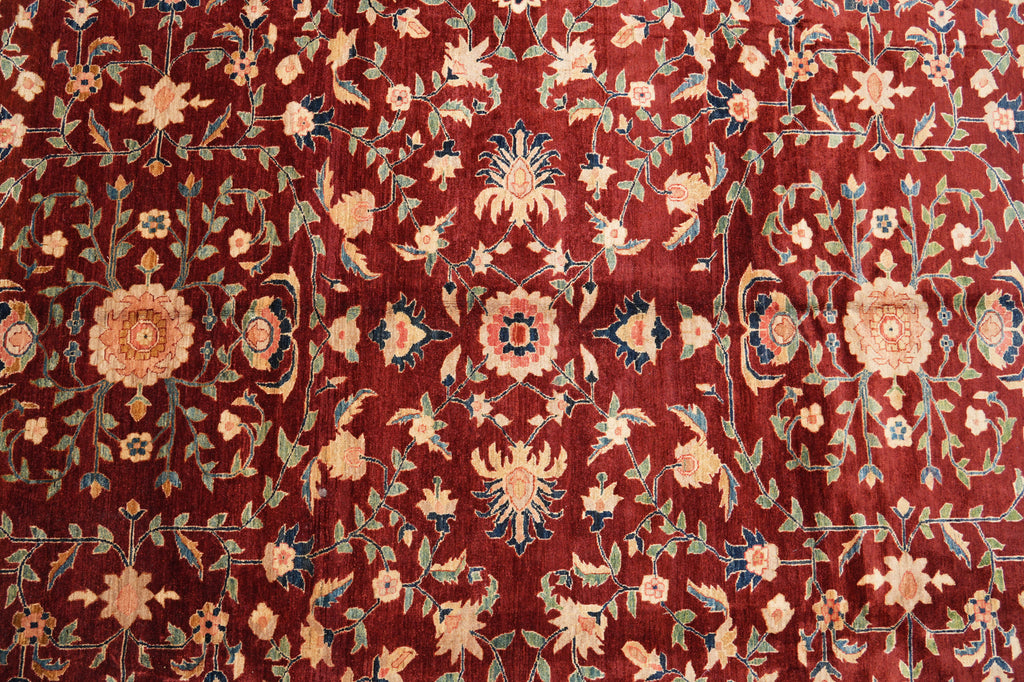 10 x 13 High Quality Natural Organic Wool Zigler Chobi Peshawar Rug #PIX-5263