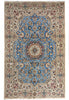 Load image into Gallery viewer, 4 x 6.7 Authentic Persian Nain Rug LIGHT BLUE #B-78913