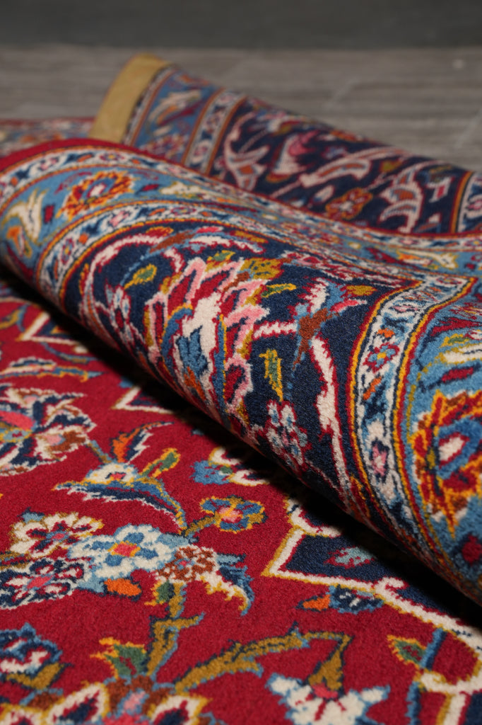 9.4 x 13 Traditional Classic Iran Persian Kashan Rug Popular Shark Tank Rug on Sale #F-4569
