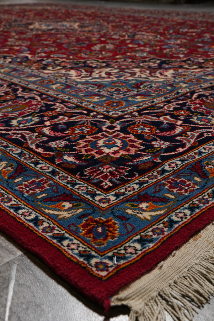 9.4 x 13 Traditional Classic Iran Persian Kashan Rug Popular Shark Tank Rug on Sale #F-4569