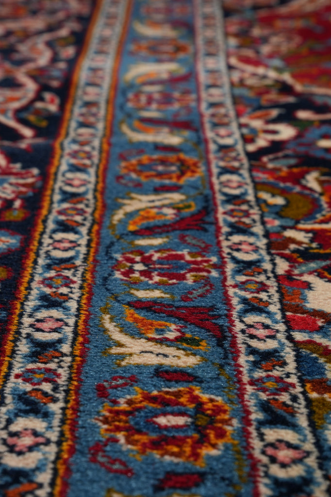 9.4 x 13 Traditional Classic Iran Persian Kashan Rug Popular Shark Tank Rug on Sale #F-4569
