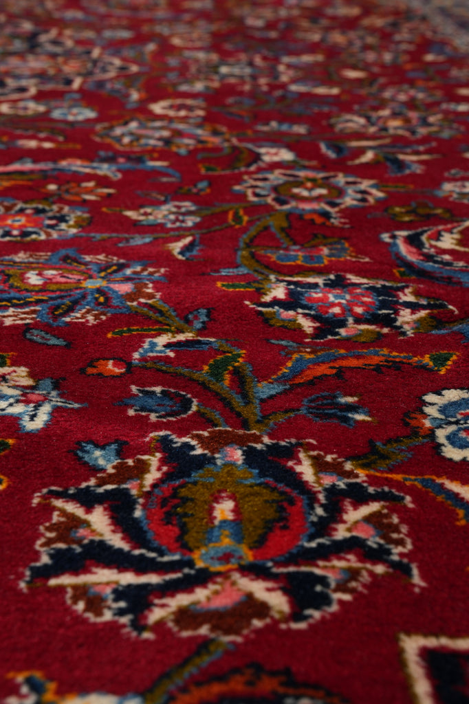 9.4 x 13 Traditional Classic Iran Persian Kashan Rug Popular Shark Tank Rug on Sale #F-4569