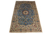 Load image into Gallery viewer, 4 x 6.7 Authentic Persian Nain Rug LIGHT BLUE #B-78913