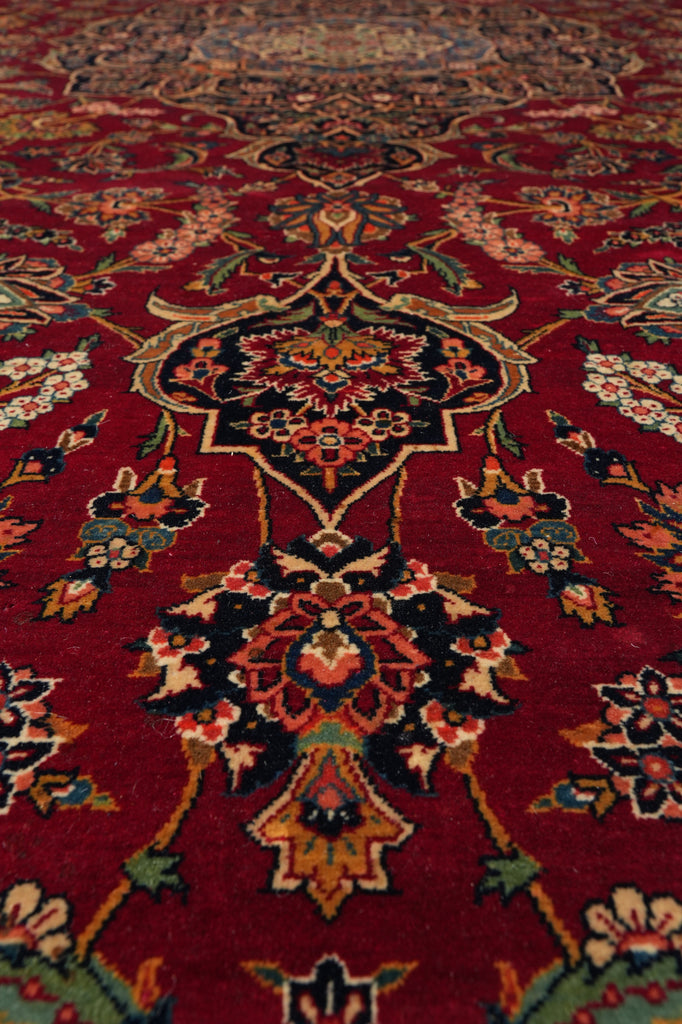 10 x 14 Authentic Antique Persian Kashan Rug Rich #PIX-2454