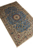 Load image into Gallery viewer, 4 x 6.7 Authentic Persian Nain Rug LIGHT BLUE #B-78913
