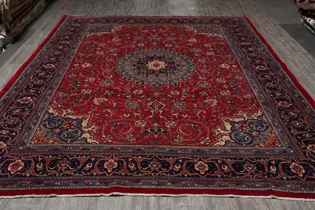 10 x 13.4 Persian Sarouk Mahallat Kermanshah Quality Rug Sale #F-4570