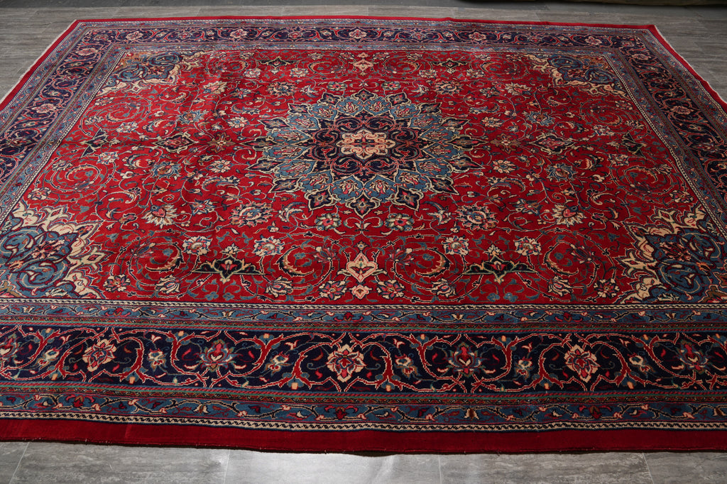 10 x 13.4 Persian Sarouk Mahallat Kermanshah Quality Rug Sale #F-4570