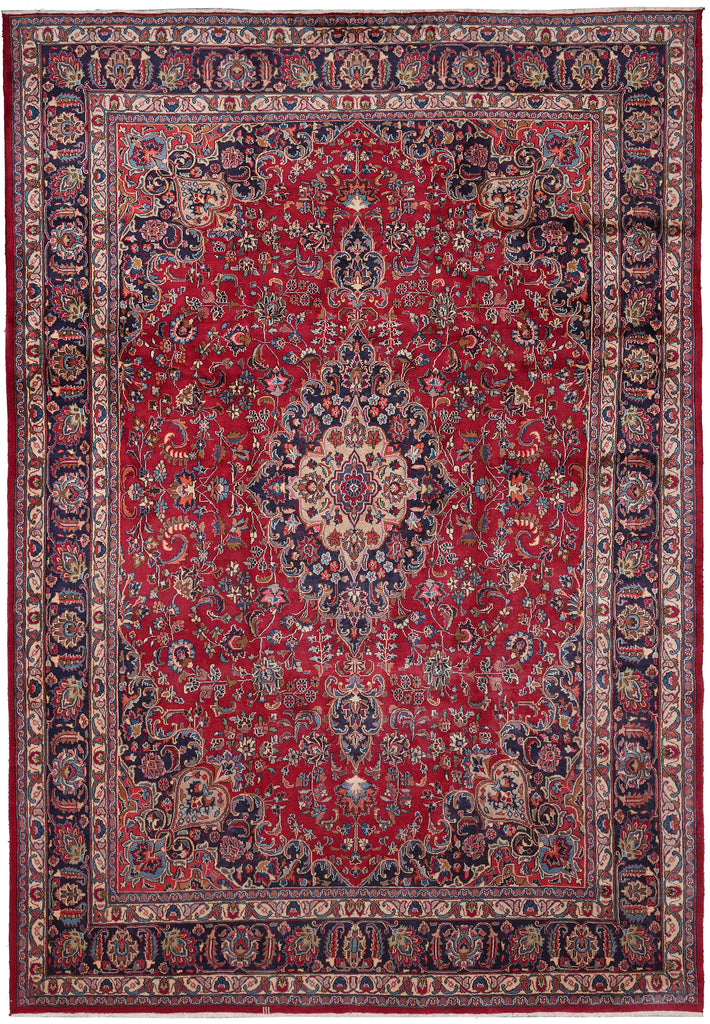 9.6 x 13 Traditional Handmade Iran Persian Kashan Rug Clearance Sale