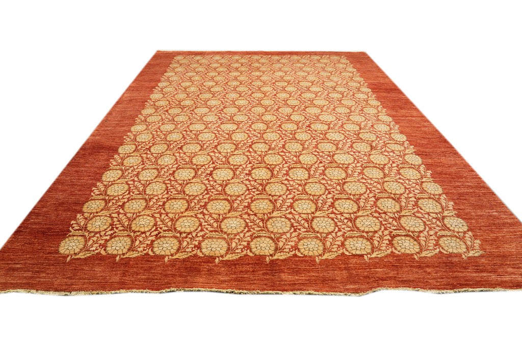 10 x 14 New Quality Handmade Transitional Rug
