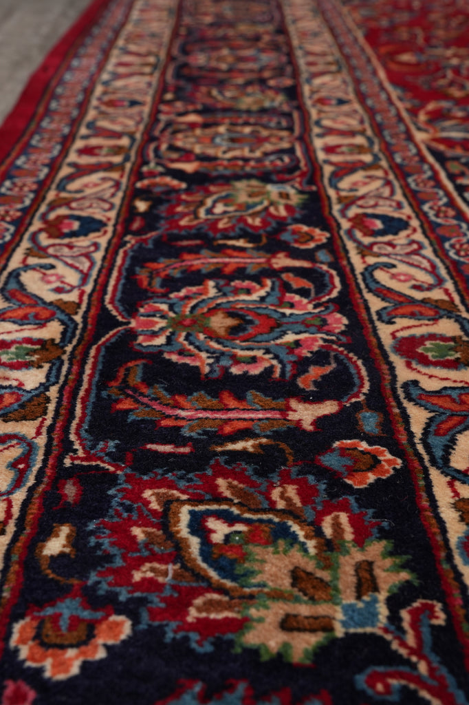 9.6 x 13 Traditional Handmade Iran Persian Kashan Rug Clearance Sale #F-4571