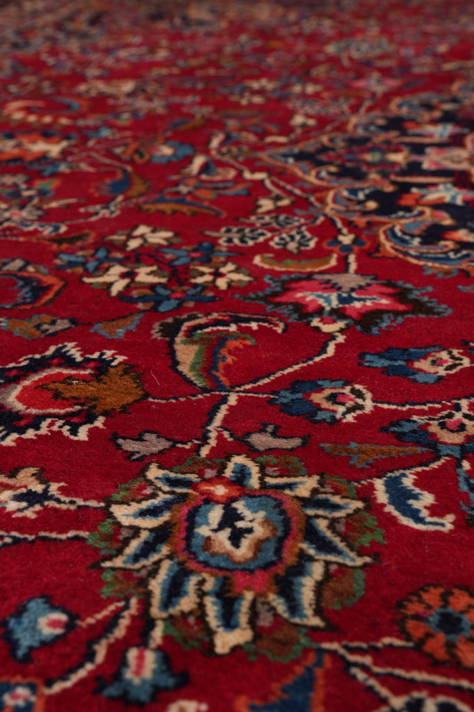 9.6 x 13 Traditional Handmade Iran Persian Kashan Rug Clearance Sale #F-4571