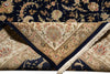 Load image into Gallery viewer, 9.9 x 14 High Quality Wool and Silk Handmade Rug Black #PIX-2417