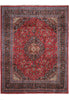 Load image into Gallery viewer, 9.9 x 12 Persian Kashan Mashad Rug Classic Traditional Red Blue