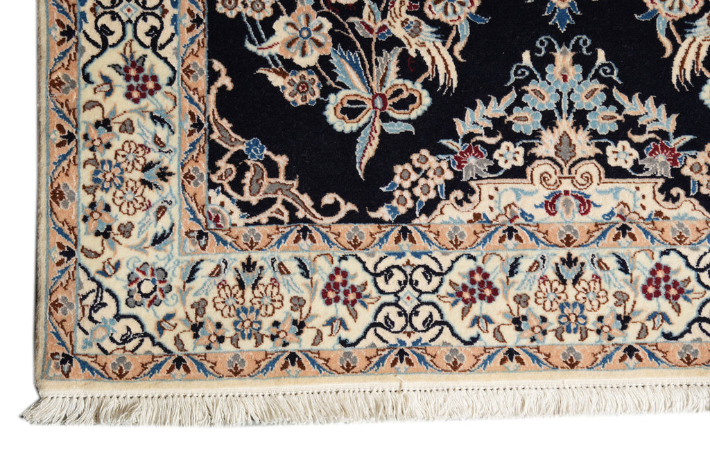 3.3 x 5 Fineer Quality 6 LA Persian Nain Rug Wool and Silk #PIX-4866