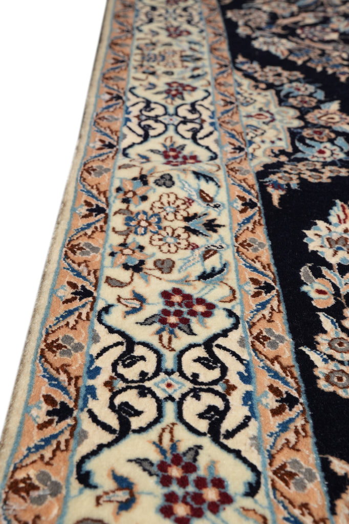 3.3 x 5 Fineer Quality 6 LA Persian Nain Rug Wool and Silk #PIX-4866