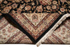 Load image into Gallery viewer, 8.6 x 11.6 Wool and Silk Handmade Tabriz Rug Black #PIX-13158